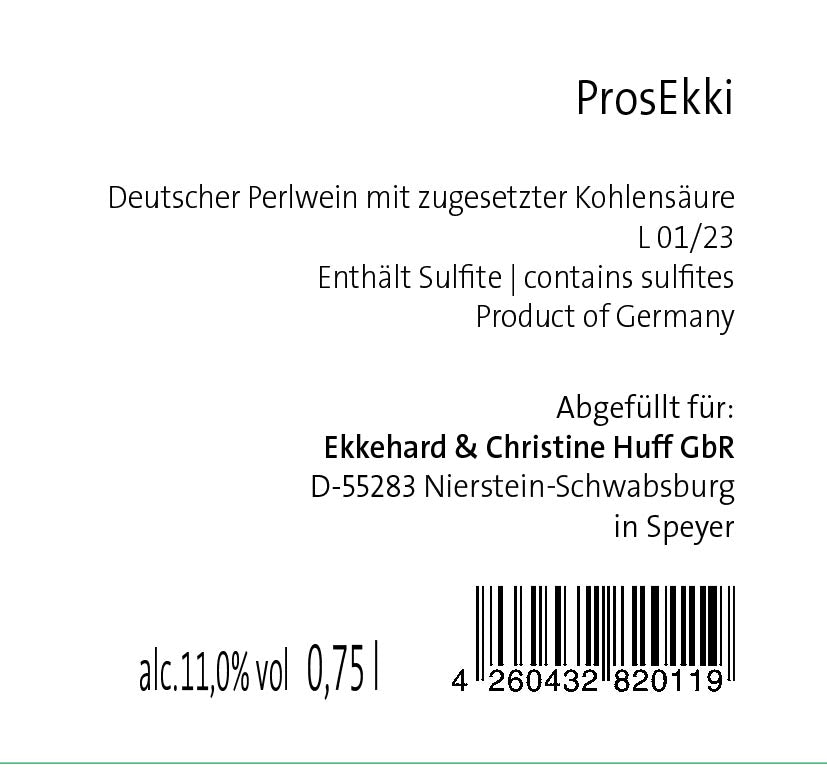 ProsEkki, Perlwein mit zugesetzter Kohlensäure