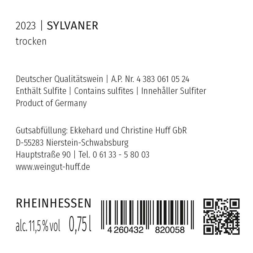 2023 Sylvaner trocken Nr.2305