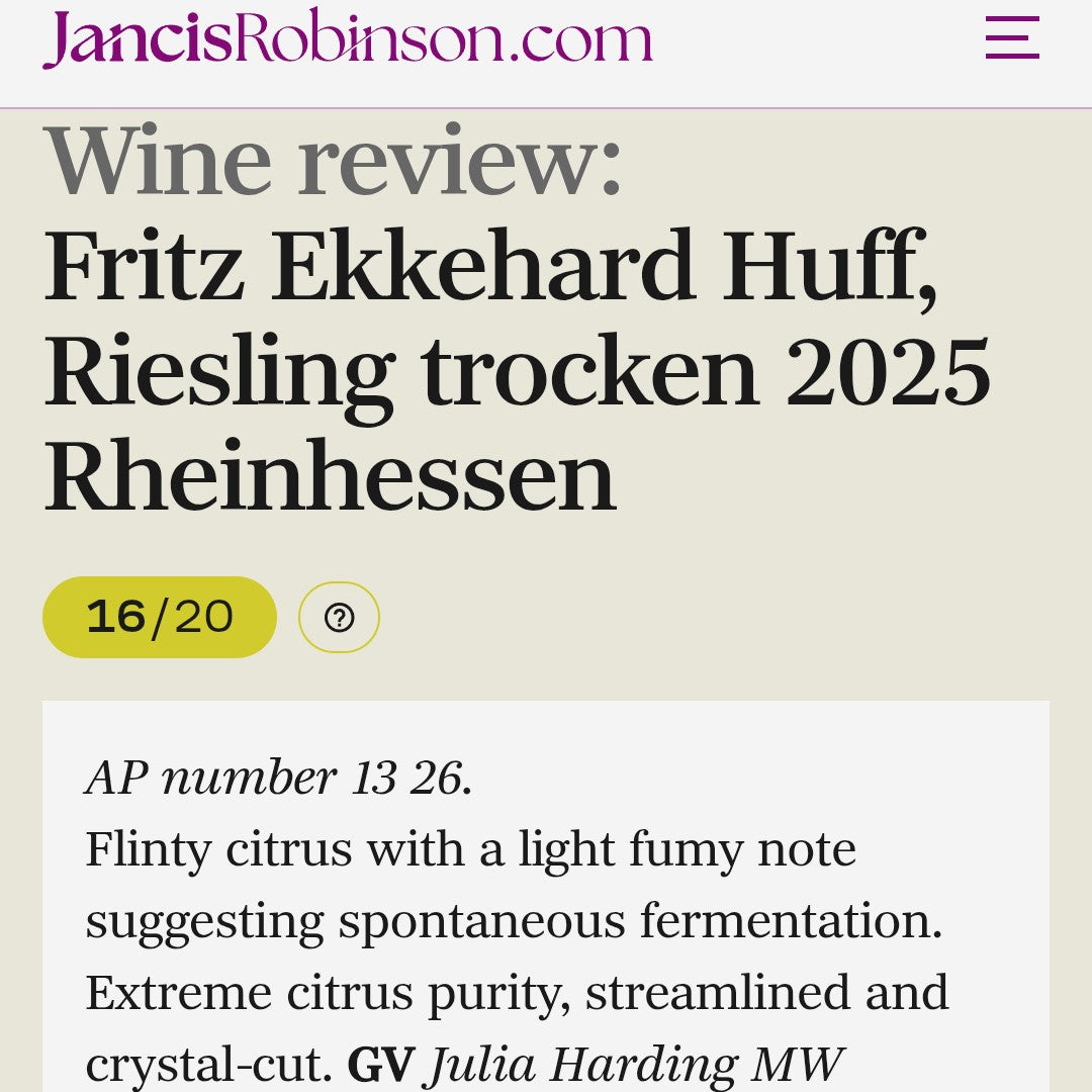 2025 Riesling dry
