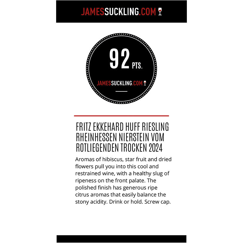 2024 Nierstein Riesling 'vom Rotliegenden' trocken - elegant und ausgewogen