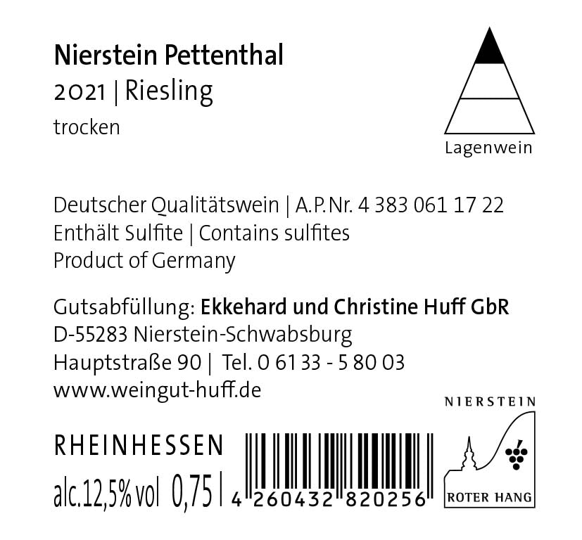 Pettenthal Riesling trocken Nr.2125