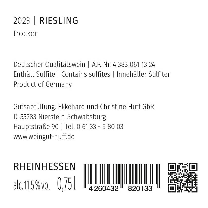 2023 Riesling trocken Nr.2313