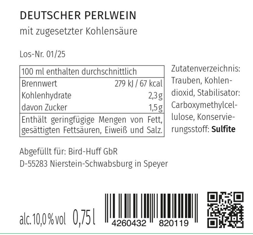 ProsEkki, Perlwein mit zugesetzter Kohlensäure - fruchtig-prickelnd