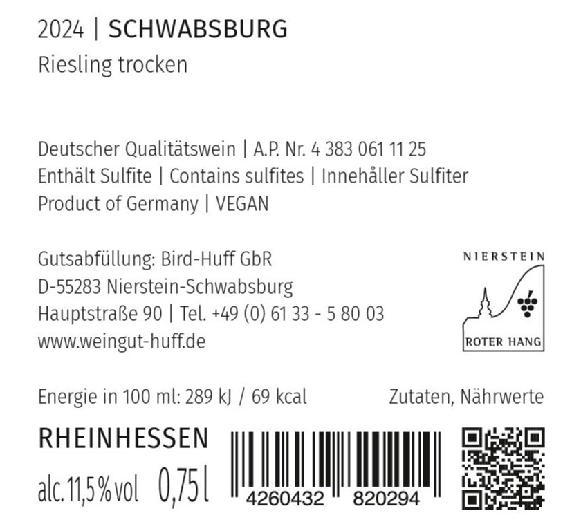 Schwabsburg Riesling dry