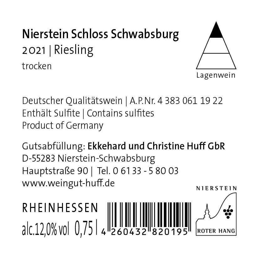 2021 Rabenturm Riesling trocken Nr.2119 - 96 Punkte bei jamessuckling.com